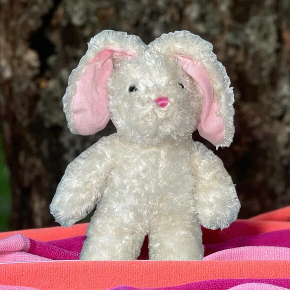 Dan Dee Bunny Rabbit Plush Stuffed Animal Pink Nursery Decor Baby Shower 18" - Picture 1 of 13